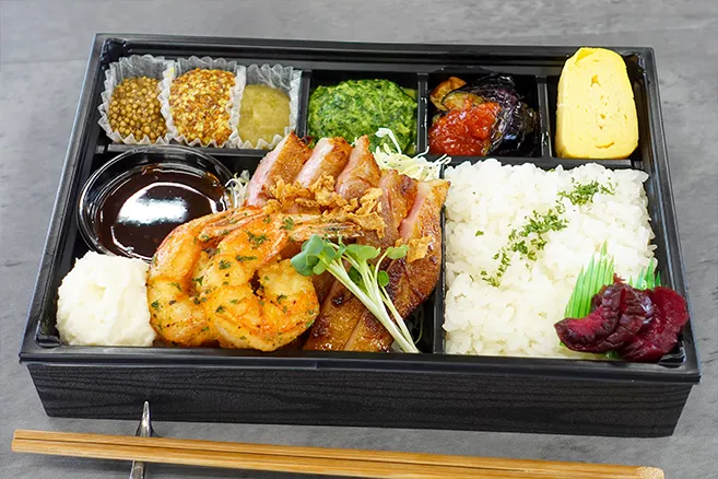 【6月7月限定価格/先行販売】厚切りポークステーキ&ジンジャーシュリンプ  (TENDER PORK STEAK)