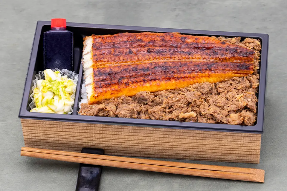 うなぎと和牛しぐれ弁当